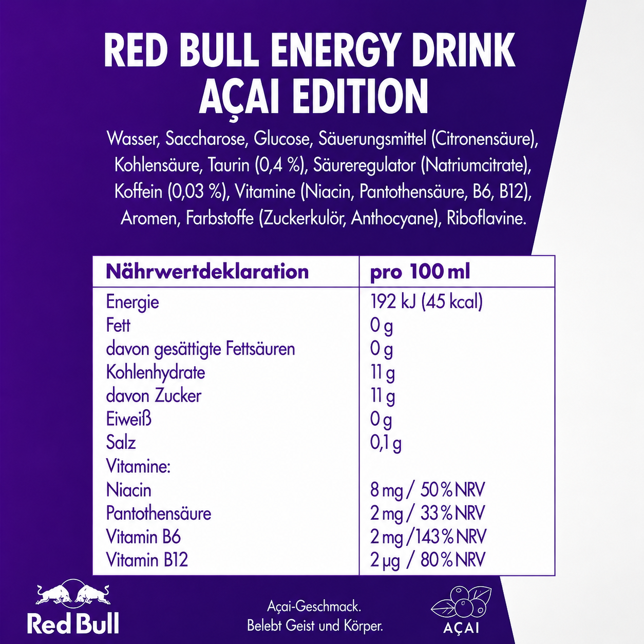 Red Bull Purple Edition - Purple